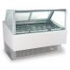 240V/50Hz Ice Cream Cake Display Freezer , Air Cooling Ice Cream Fridge with 1800mm Length