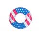 Flag Inflatable Swim Ring Environmental Friendly Material ASTM963 Approved