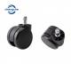 Office PU 75mm Castor Wheels Furniture Moving Casters