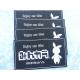 Black PVC Phone Sticky Pad / Non Slip Car Mat / Mobile Phone Holder For Promotion Gift
