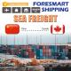 Freight Forwarder FCL Sea Freight From China To Canada
