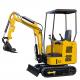 Hydraulic  Tiny Mini Excavator 1500kg CE EPA Compact Digging Equipment