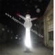 Absolutely stunning inflatable lightning tube in a shape of a snowman