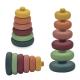 Educational Funring Mixed Color Montessori Baby Stacking Toy