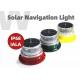 Flashing IP68 Boat Navigation Lights 3-4nm Visibility Solar Powered Boat Lights