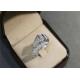 1.27ct Diamond 12g  Serpenti Ring 18k White Gold copy brand jewelry