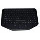 92 key sealed rugged silicone rubber industrial keyboard with trackball for Vehicle use