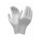 Kitchen Disposable Medical Latex Gloves One Time Using 85mm 115mm Width