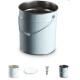 15L Steel Bucket With Lid Metal For Building Products Storage