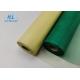 Window Plain Woven Fly Screen Mesh Roll Yellow Color 6ft * 30m