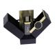 Black Empty Magnetic Eco Friendly Gift Box Packaging EVA For Perfume Bottle