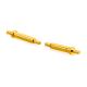 2.54mm Spring Loaded POGO Pin 5V 2A Gold Plated 4 Pins Magnetic Pogo Pin Connector