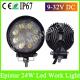 Hot sale Round 24w 4x4 led work light, led tractor work lamp 24w