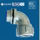 IEC 61386 90 Degree Liquid Tight Angle Connector Zinc For Flexible Conduit