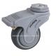 TPR Wheel Material Fiveri 3" K5813-736 Bolt Hole Brake Caster with 95kg Load
