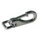 Zinc diecast square eye fix snap hook