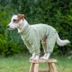 Knitted Fleece Overall Warm Dog Coats Raglan Faux Fur Backing