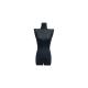 Stand Upright Half Body Mannequin Wrapped In Linen Black And White 87cm Hip