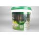 Clear PP Plastic Round Plastic Buckets With Lids