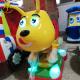Hansel  fiberglass kiddy ride machine funny racing car small amusement park kiddie ride