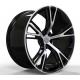 20 Inch Black Machined Face T6 One Piece Forged Wheels For Bmw X5 X6