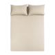 Solid Beige Four Piece Home Bedding Sets , 200x220cm Duvet Cover Bed Comforters