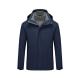 polyester Men'S Casual Hooded Jacket Windproof Thermal Army Clothing with Zipper