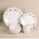 Luxury EU Style Bone China Dinnerware Sets , Tableware Dinnerware Sets For Gift