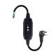 Auto GFCI US 3PIN Plug NEMA 515P Male To Female 90 Degree Falt Plug Outdoor Extension Cord