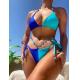 Strapless Blue color  Swimming Suits Bikini backless fashion the new type comfortable