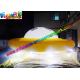 Advertising Inflatables UFO Helium Balloon With LED Lighting Decoration