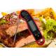 Electronic Foldable Probe BBQ Meat Thermometer With Meat Temperature Guide