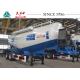 30 CBM Cement Bulker Trailer , Bulk Cement Truck With High Efficiency