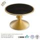 Black Bronze Coffee Table Antique Style , Oversized / Large Round End Table