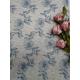 Blue Voile Embroidered Lace Fabric Floral Tulle Mesh