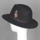 0070375 Sun Accessory customized  winter wool felt jazz style fedora  hats  ,unisex hats and caps wholesaling