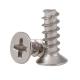 Stainless Steel M2 Flat Head Screw , Blunt Round 4mm Self Tapping Screw