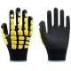 Heavy Duty 13G Anti Impact Gloves Safety Grip Nitrile Coated Hand Gloves