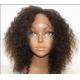 Glueless Full Silk Blonde Human Hair Wigs / Brazilian Lace Front Wigs