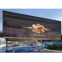 Business Center Giant Transparent Led Window Display 3.91mm Pixels 1920HZ