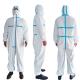Waterproof Biological Disposable Chemical Full Body Medical Protective Suits