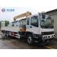 Left Hand Drive Isuzu 6X4 Truck Mounted Telescopic Crane