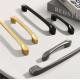 Gold Nordic Kitchen Drawer Wardrobe Pull Handles Embossing Knobs Furniture Cabinets Door Knurling Knurled Handle