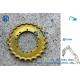 Yellow Komatsu PC30 Excavator Spare Parts Final Drive Sprocket PC35 PC40