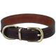 3 Colors Option Handmade Dog Leather Leashes , Real Classic Leather Dog Collar