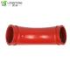 Schwing DN125 Concrete Pump Elbow , Bended Concrete Pipe Elbow