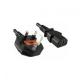 Custom Length Uk 3 Pin Power Cord With Fully Molded Ergonomic Design