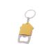 Stainless Steel House Shape Bottle Opener with PVC Case,Custom promotion gift, stainless steel house shape key tag bottl