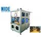 Four working station automatic stator winding and coil inserting machine