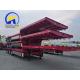 40-60tons 2-3axles Excavator Truck Semi Lowboy Low Bed Semi Trailer for and Transport